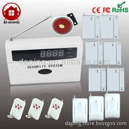 ODM OEM accept LCD wireless home security alarm system